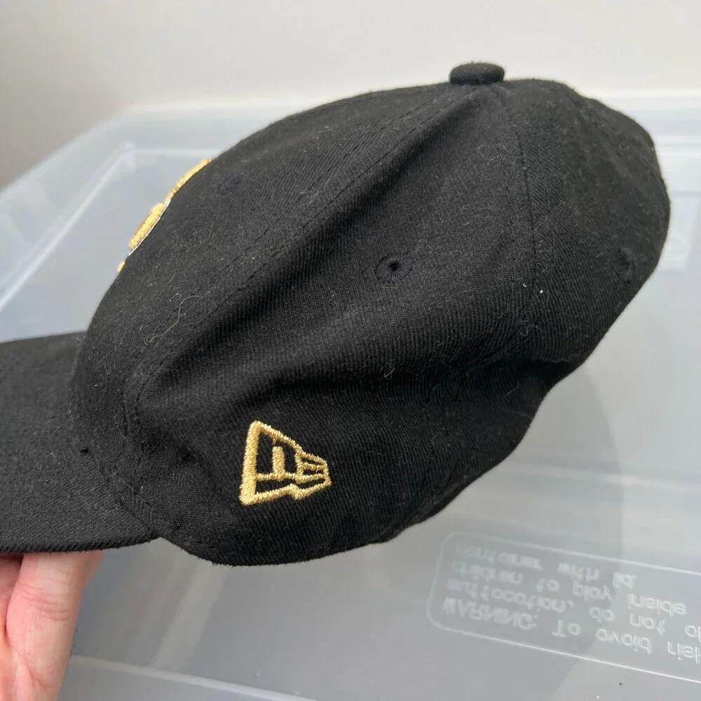 New Era New Orleans Saints Hat Mens Black Strap‎ Baseball Cap NFL Football Logo